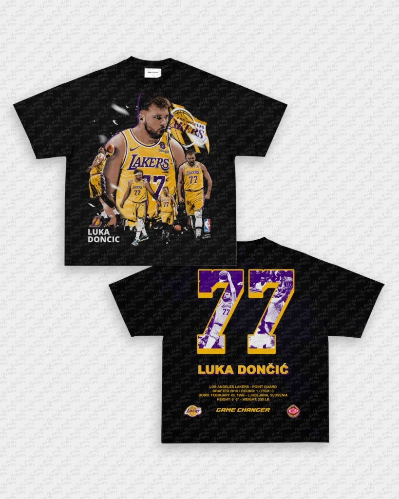 LUKA - LAKERS V2 TEE - [DS] - VIP - GAME CHANGERS - GAME CHANGERS GRAPHIC TEE