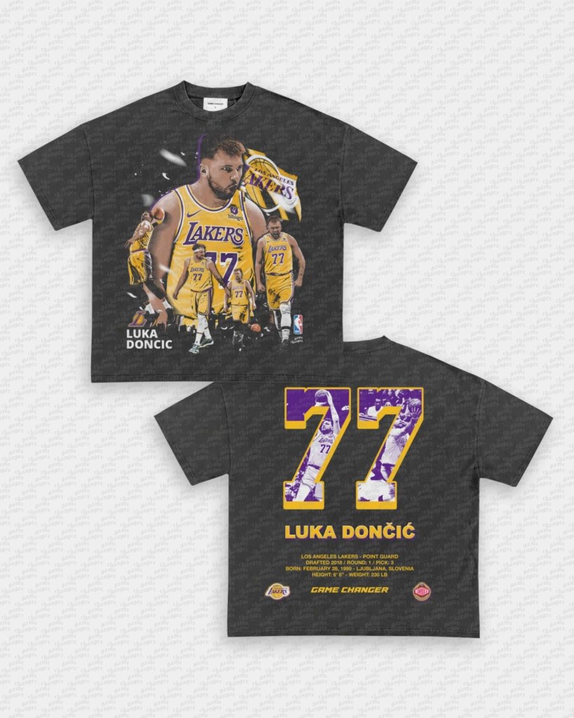 LUKA - LAKERS V2 TEE - [DS] - VIP - GAME CHANGERS - GAME CHANGERS GRAPHIC TEE