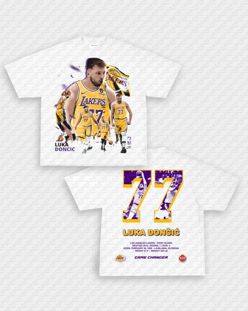 LUKA - LAKERS V2 TEE - [DS] - VIP - GAME CHANGERS - GAME CHANGERS GRAPHIC TEE