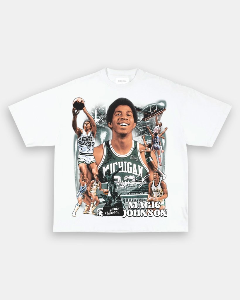 MAGIC JOHNSON - MICHIGAN TEE - VIP - GAME CHANGERS TEE