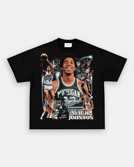MAGIC JOHNSON - MICHIGAN TEE - VIP - GAME CHANGERS TEE