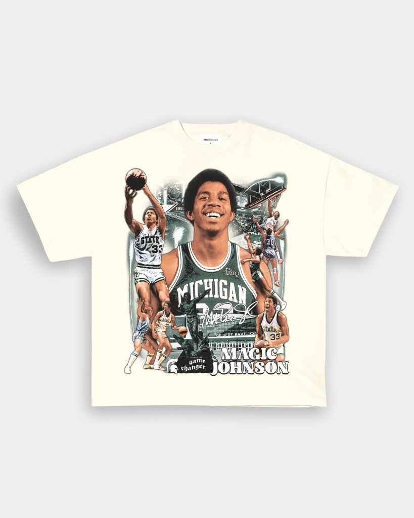 MAGIC JOHNSON - MICHIGAN TEE - VIP - GAME CHANGERS TEE