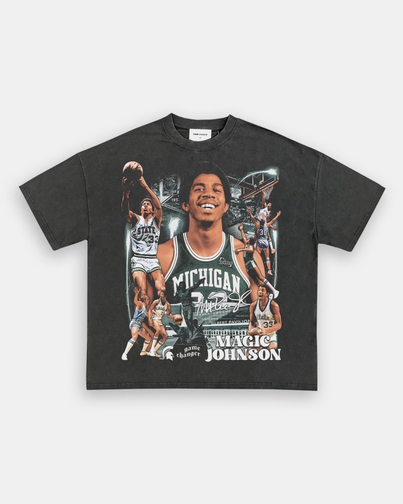 MAGIC JOHNSON - MICHIGAN TEE - VIP - GAME CHANGERS TEE