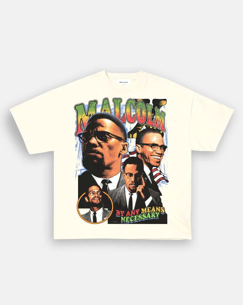 MALCOLM X TEE - VIP - GAME CHANGERS TEE
