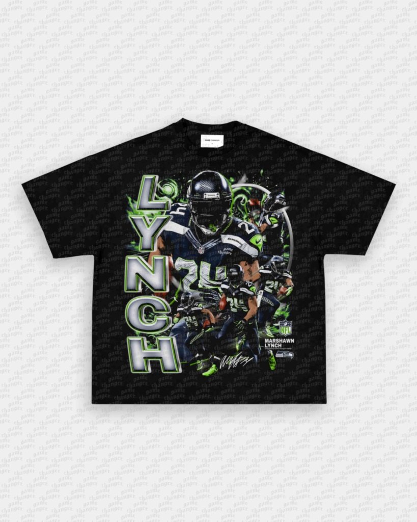 MARSHAWN LYNCH V3 TEE - VIP - GAME CHANGERS - GAME CHANGERS GRAPHIC TEE