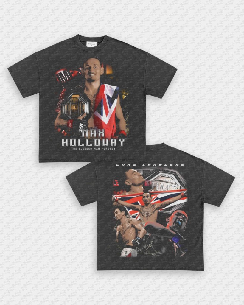 MAX HOLLOWAY V2 TEE - [DS] - VIP - GAME CHANGERS - GAME CHANGERS GRAPHIC TEE