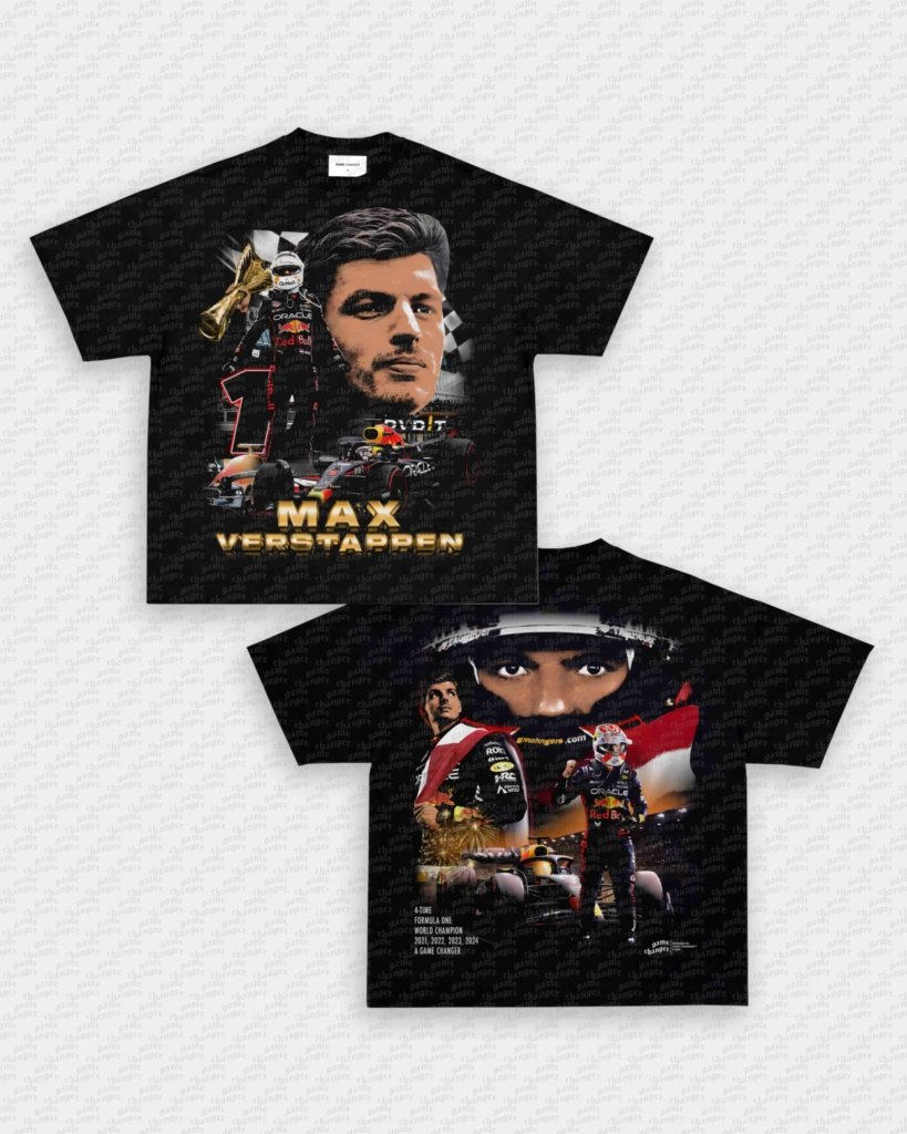 MAX VERSTAPPEN V4 TEE - [DS] - VIP - GAME CHANGERS - GAME CHANGERS GRAPHIC TEE