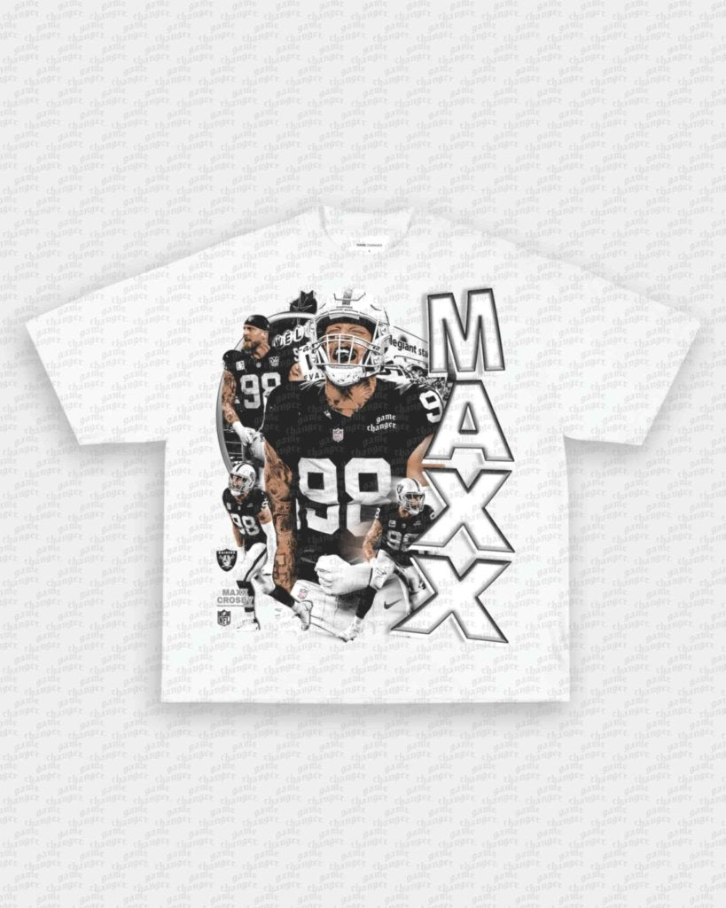 MAXX CROSBY V3 TEE - VIP - GAME CHANGERS - GAME CHANGERS GRAPHIC TEE