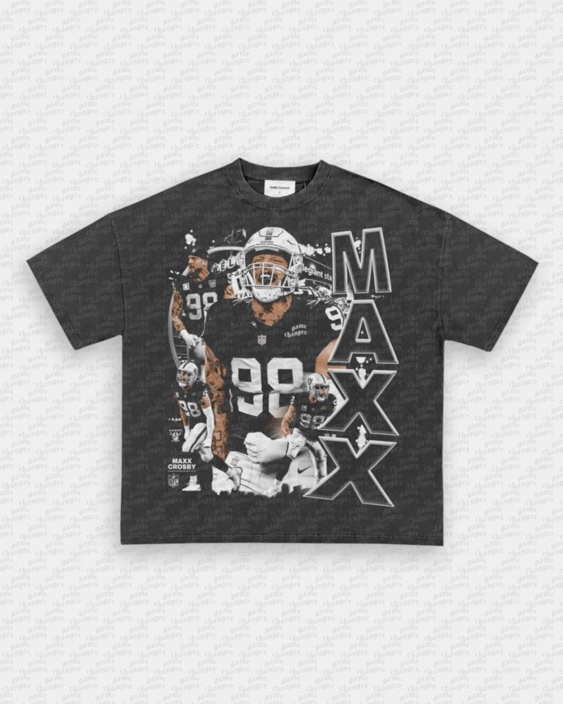 MAXX CROSBY V3 TEE - VIP - GAME CHANGERS - GAME CHANGERS GRAPHIC TEE