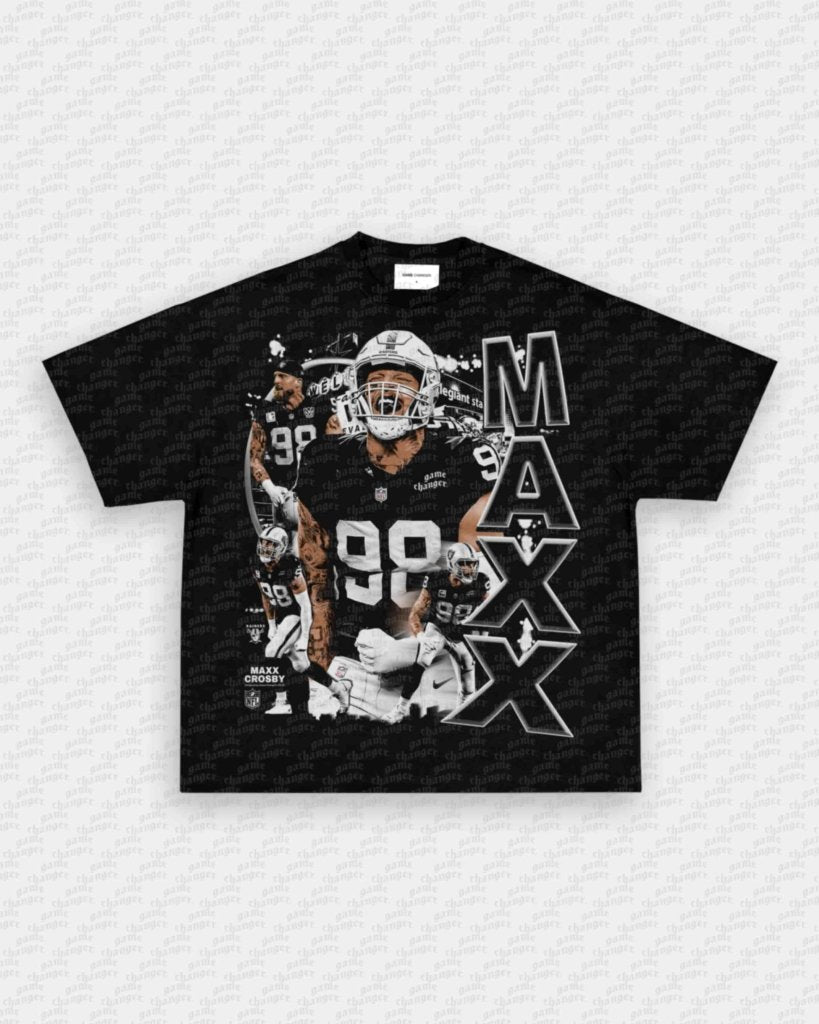 MAXX CROSBY V3 TEE - VIP - GAME CHANGERS - GAME CHANGERS GRAPHIC TEE