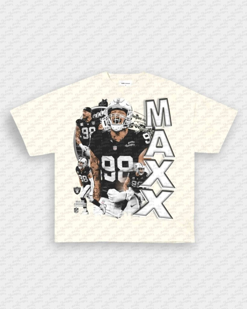 MAXX CROSBY V3 TEE - VIP - GAME CHANGERS - GAME CHANGERS GRAPHIC TEE