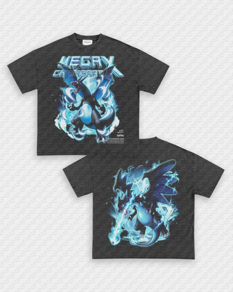 MEGA CHARIZARD X TEE - [DS] - VIP - GAME CHANGERS - GAME CHANGERS GRAPHIC TEE