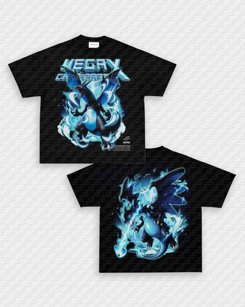 MEGA CHARIZARD X TEE - [DS] - VIP - GAME CHANGERS - GAME CHANGERS GRAPHIC TEE