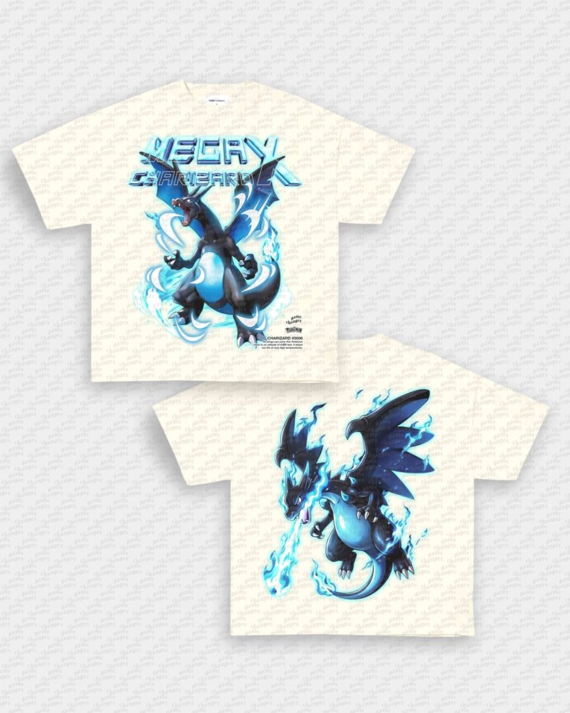 MEGA CHARIZARD X TEE - [DS] - VIP - GAME CHANGERS - GAME CHANGERS GRAPHIC TEE