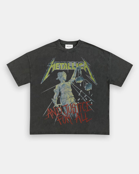 METALLICA AND JUSTICE FOR ALL TEE - VIP - GAME CHANGERS - GAME CHANGERS GRAPHIC TEE