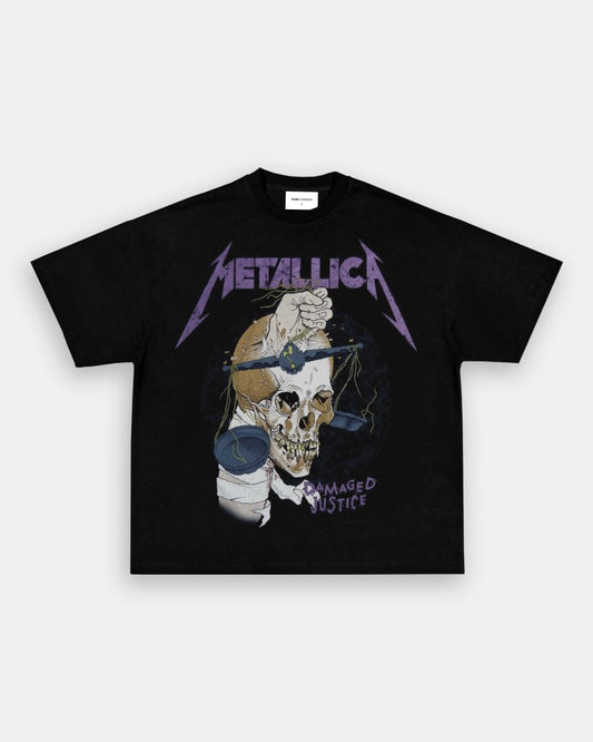 METALLICA DAMAGED JUSTICE TEE - VIP - GAME CHANGERS - GAME CHANGERS GRAPHIC TEE