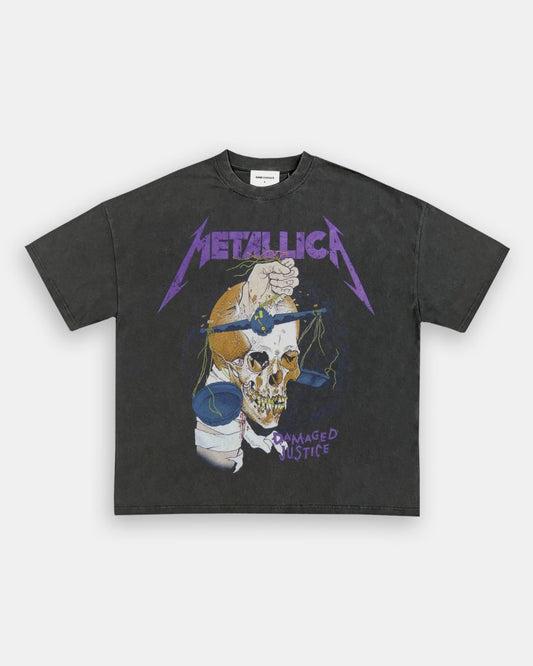 METALLICA DAMAGED JUSTICE TEE - VIP - GAME CHANGERS - GAME CHANGERS GRAPHIC TEE