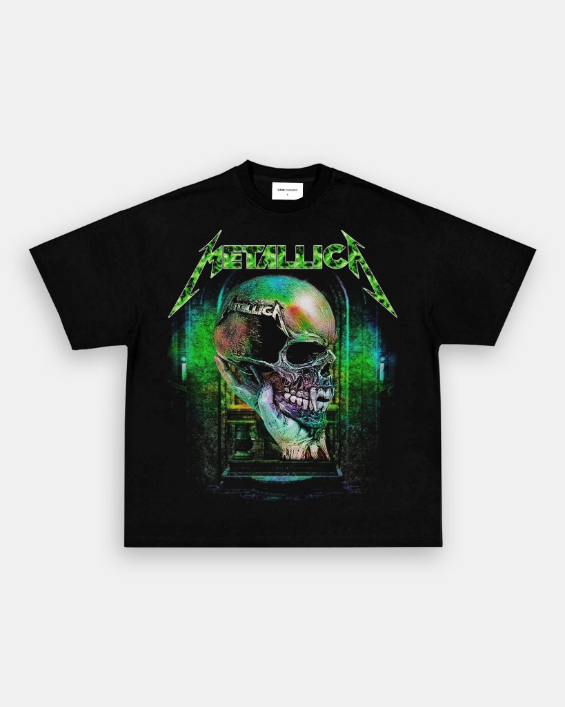 METALLICA - GREEN SKULL TEE - VIP - GAME CHANGERS - GAME CHANGERS GRAPHIC TEE