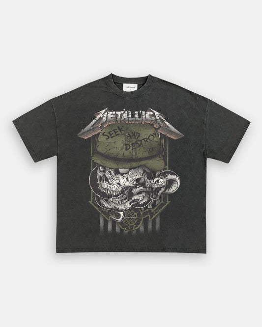 METALLICA SEEK AND DESTROY TEE - VIP - GAME CHANGERS - GAME CHANGERS GRAPHIC TEE