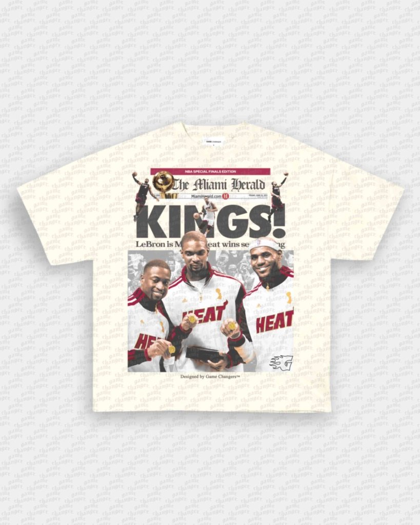 MIAMI BIG 3 TEE - VIP - GAME CHANGERS - GAME CHANGERS GRAPHIC TEE