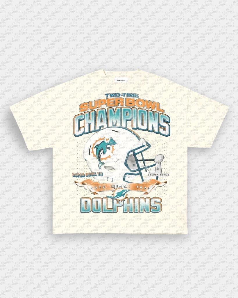 MIAMI DOLPHINS TEE - VIP - GAME CHANGERS GRAPHIC TEE