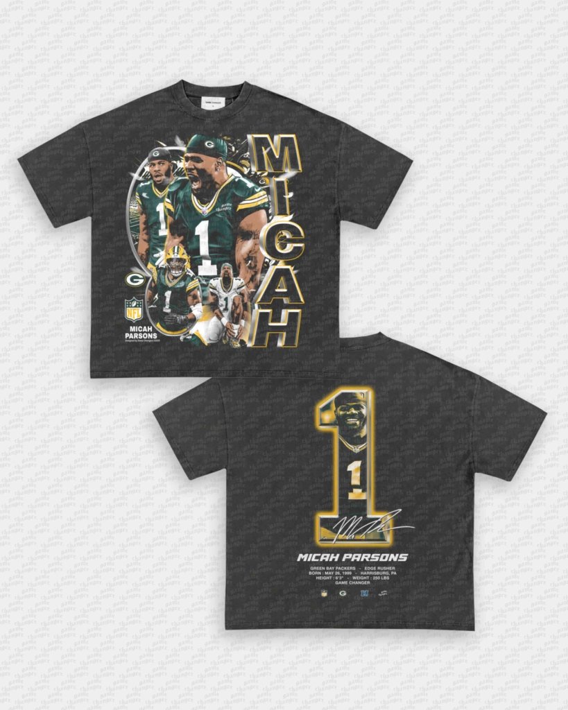 MICAH PARSONS - PACKERS TEE - [DS] - VIP - GAME CHANGERS - GAME CHANGERS GRAPHIC TEE