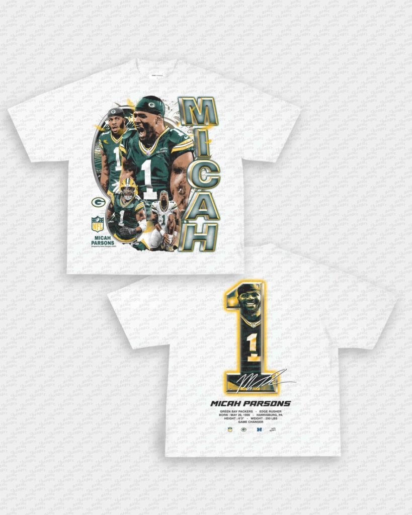 MICAH PARSONS - PACKERS TEE - [DS] - VIP - GAME CHANGERS - GAME CHANGERS GRAPHIC TEE