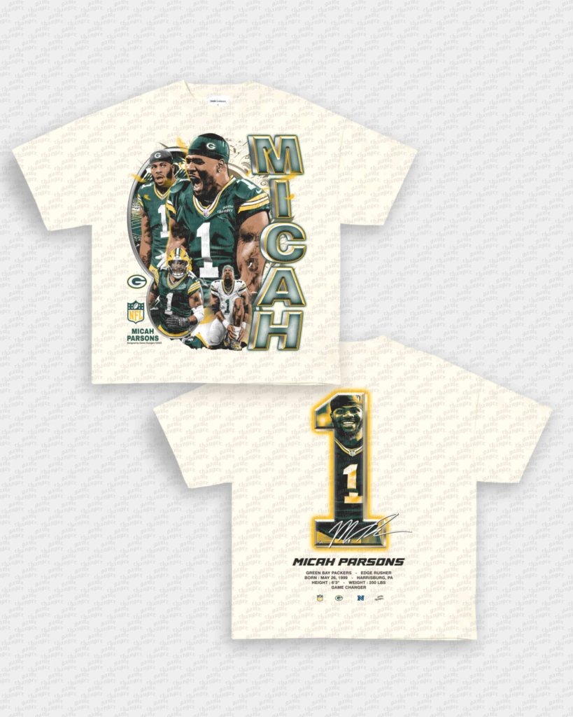 MICAH PARSONS - PACKERS TEE - [DS] - VIP - GAME CHANGERS - GAME CHANGERS GRAPHIC TEE