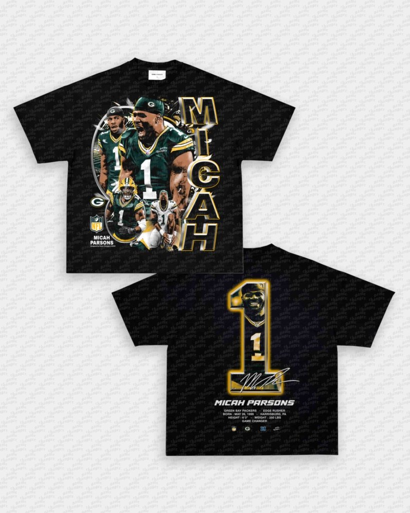 MICAH PARSONS - PACKERS TEE - [DS] - VIP - GAME CHANGERS - GAME CHANGERS GRAPHIC TEE