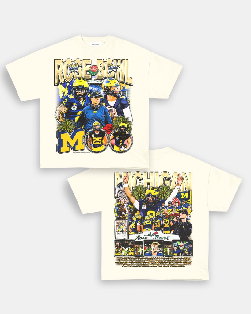 MICHIGAN - ROSE BOWL TEE - [DS] - VIP - GAME CHANGERS TEE