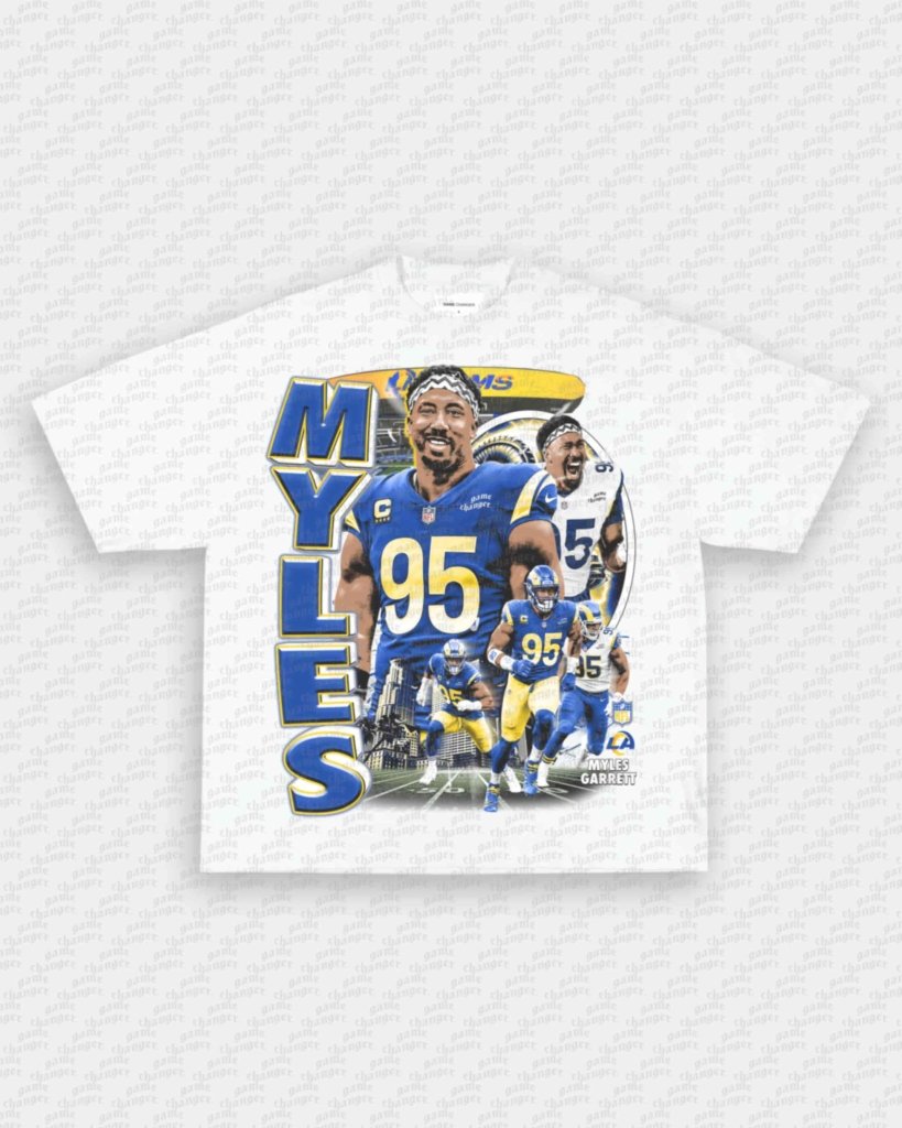 MYLES GARRETT - RAMS TEE - VIP - GAME CHANGERS - GAME CHANGERS GRAPHIC TEE