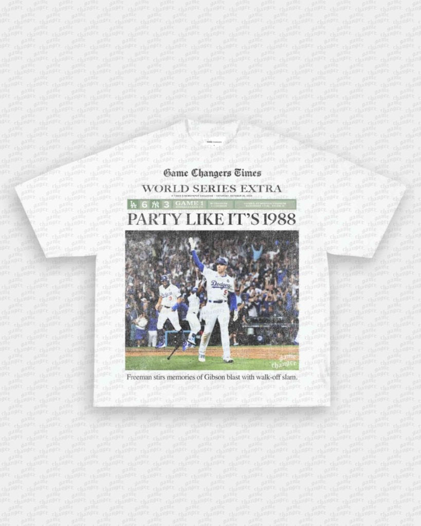 NEWSPAPER FREDDIE TEE - VIP - GAME CHANGERS GRAPHIC TEE