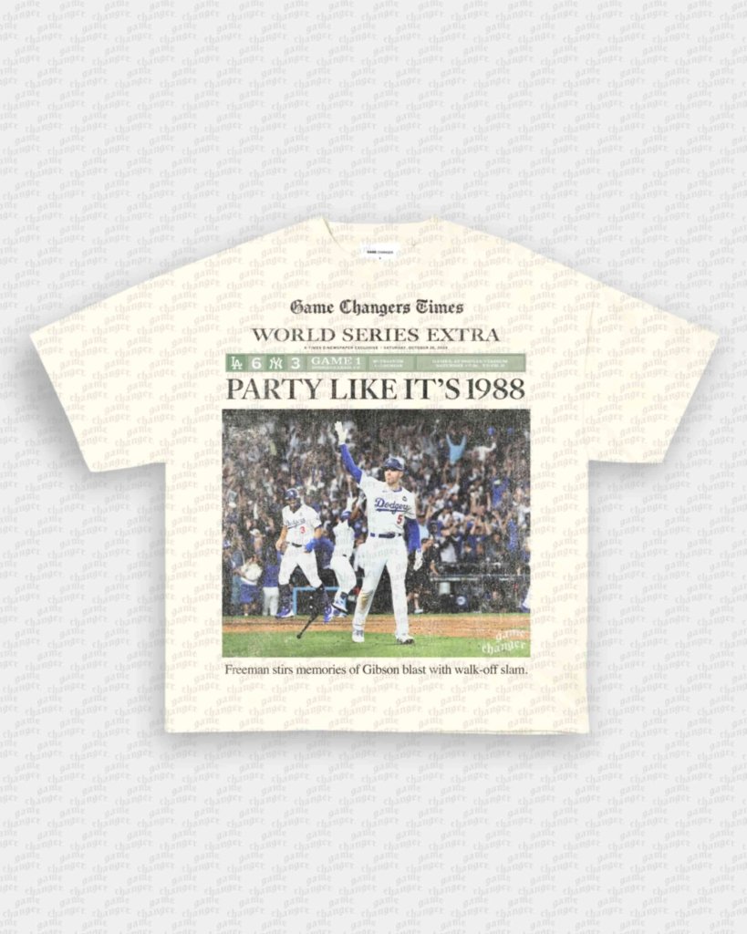 NEWSPAPER FREDDIE TEE - VIP - GAME CHANGERS GRAPHIC TEE