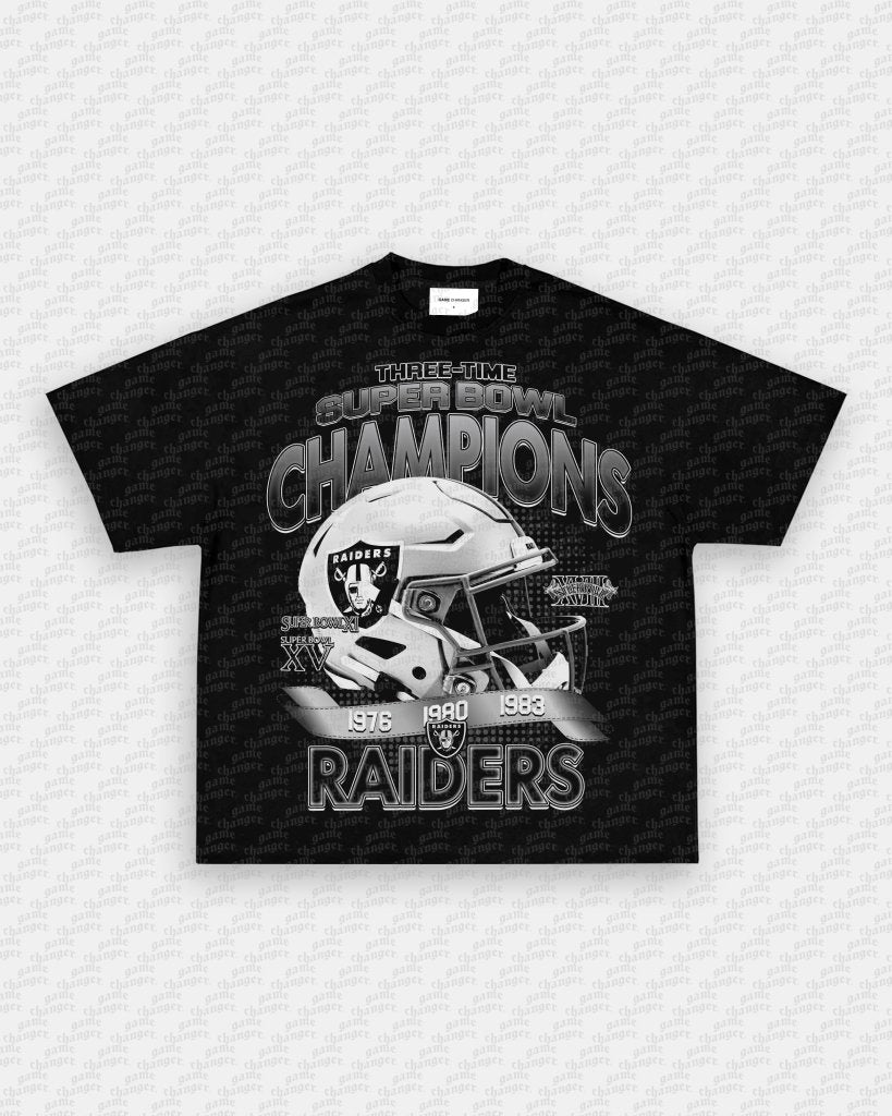 OAKLAND RAIDERS TEE - VIP - GAME CHANGERS GRAPHIC TEE