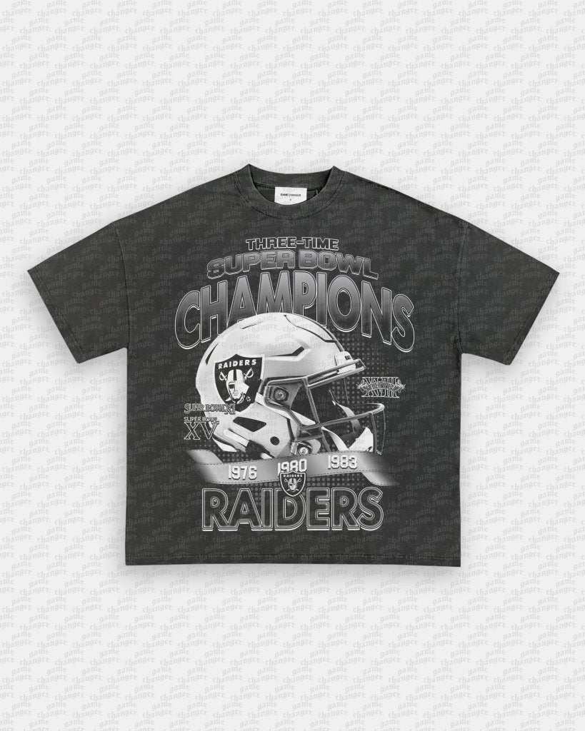 OAKLAND RAIDERS TEE - VIP - GAME CHANGERS GRAPHIC TEE