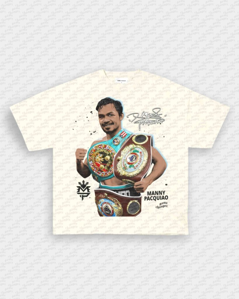 PACQUIAO V4 TEE - VIP - GAME CHANGERS - GAME CHANGERS GRAPHIC TEE