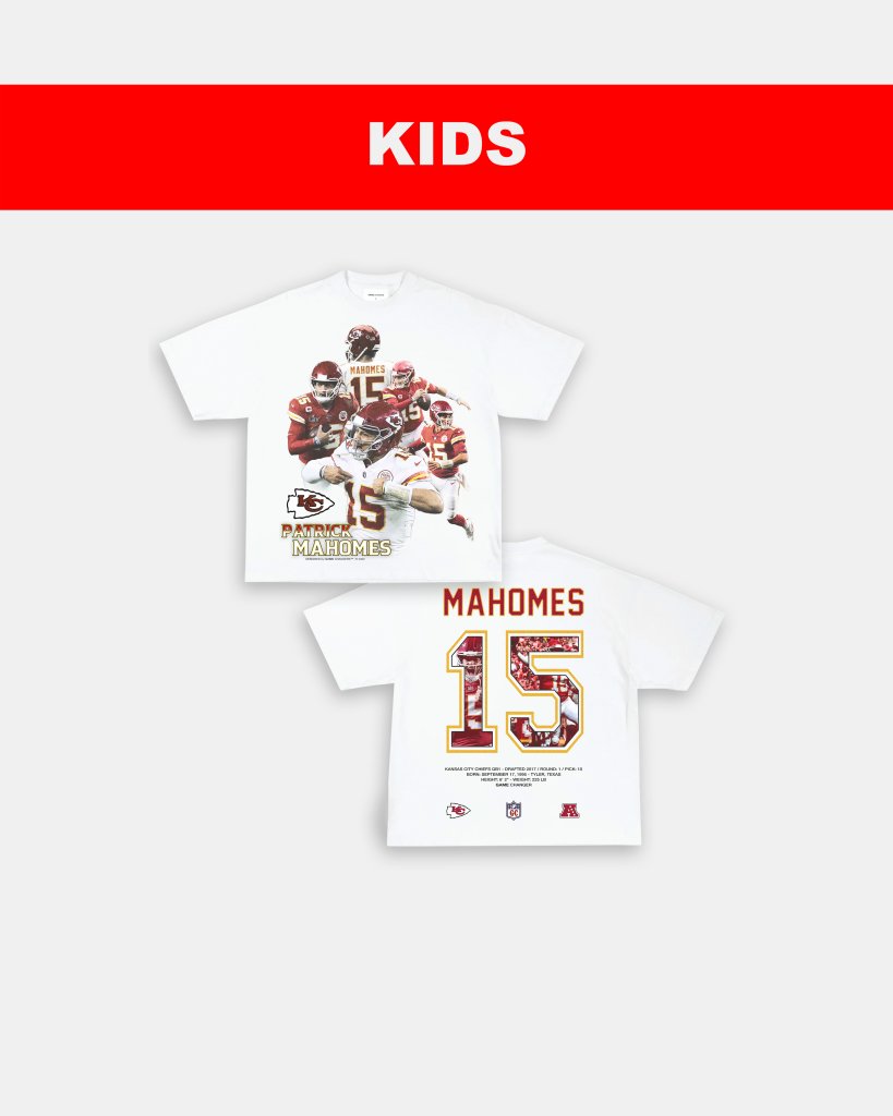 PATRICK MAHOMES - KIDS TEE - VIP - GAME CHANGERS TEE