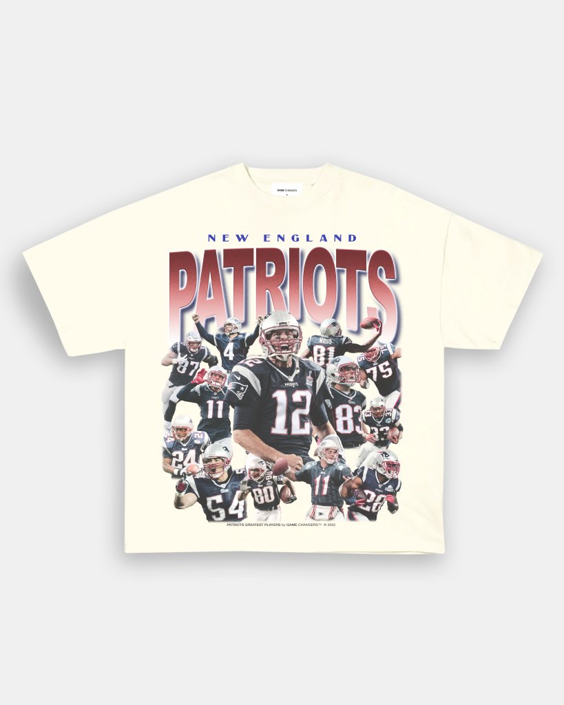 PATRIOTS GREATEST PLAYERS TEE - VIP - GAME CHANGERS TEE