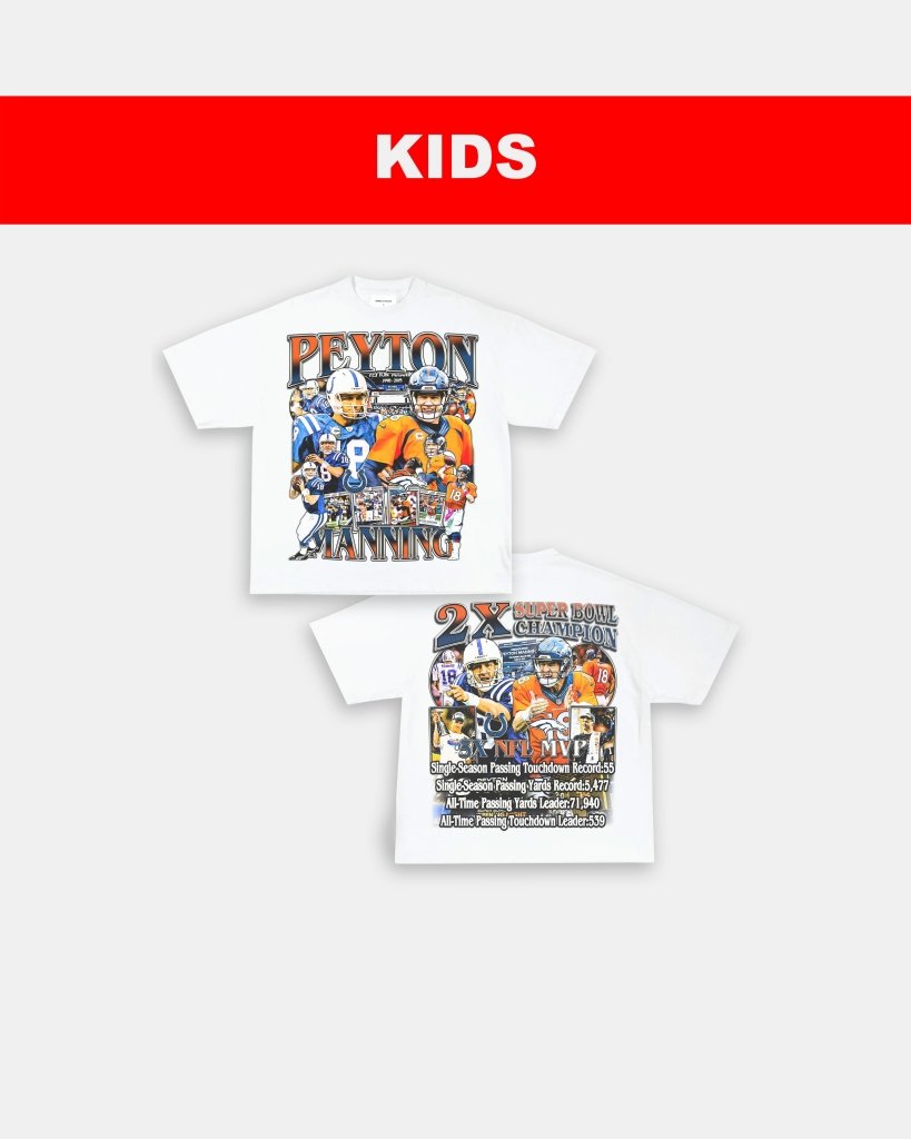 PEYTON MANNING 2 - KIDS TEE [DS] - VIP - GAME CHANGERS TEE