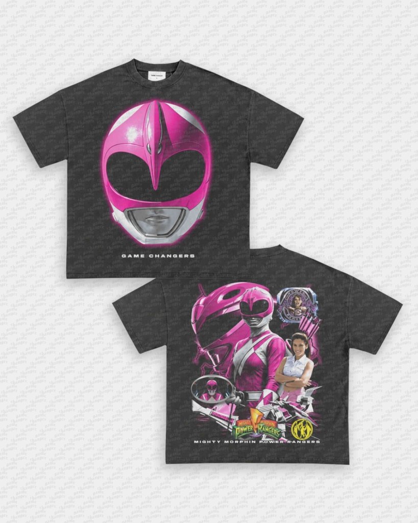 PINK RANGER V3 TEE - [DS] - VIP - GAME CHANGERS - GAME CHANGERS GRAPHIC TEE