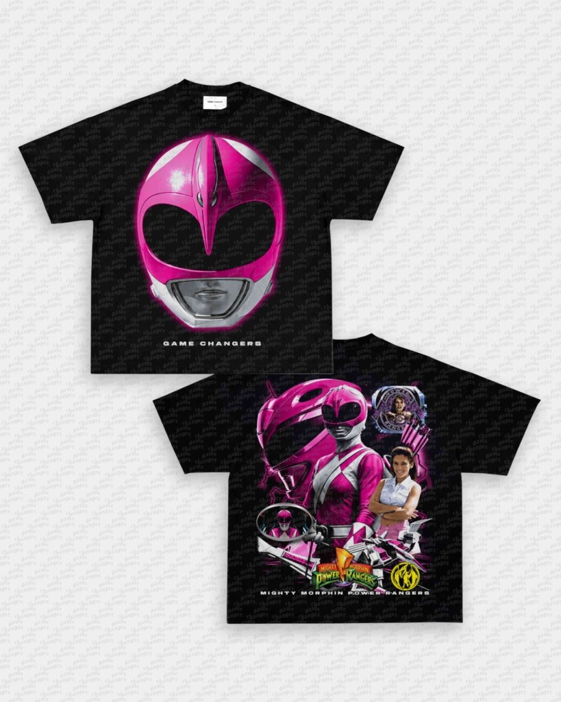 PINK RANGER V3 TEE - [DS] - VIP - GAME CHANGERS - GAME CHANGERS GRAPHIC TEE