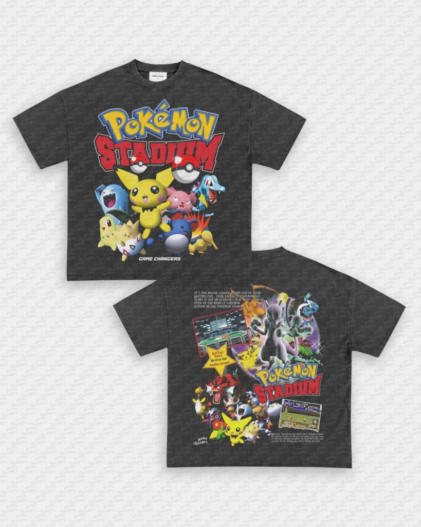 POKEMON STADIUM TEE - [DS] - VIP - GAME CHANGERS - GAME CHANGERS GRAPHIC TEE
