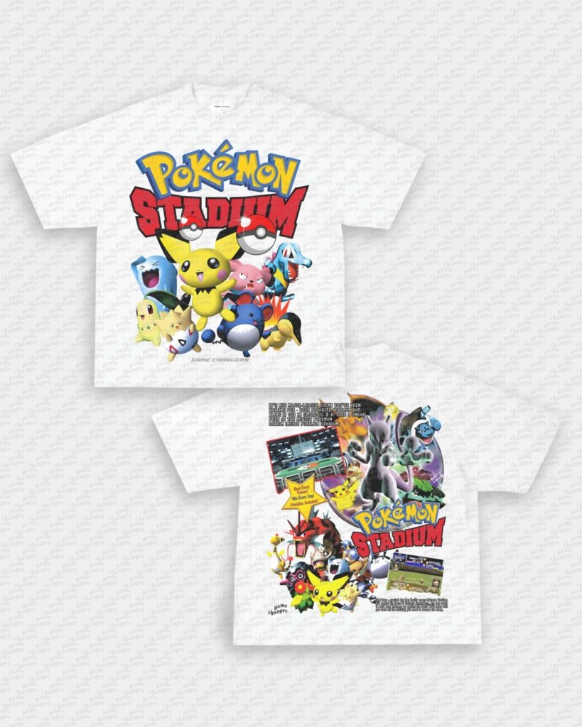 POKEMON STADIUM TEE - [DS] - VIP - GAME CHANGERS - GAME CHANGERS GRAPHIC TEE