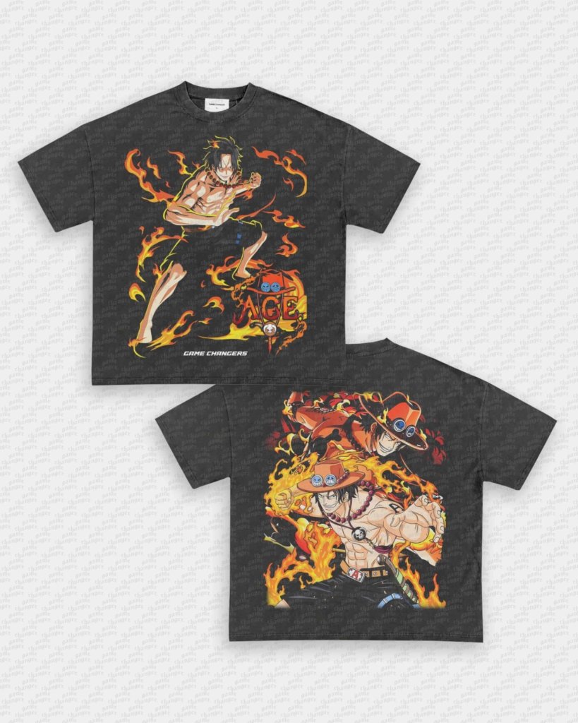 PORTGAS D ACE TEE - [DS] - VIP - GAME CHANGERS - GAME CHANGERS GRAPHIC TEE