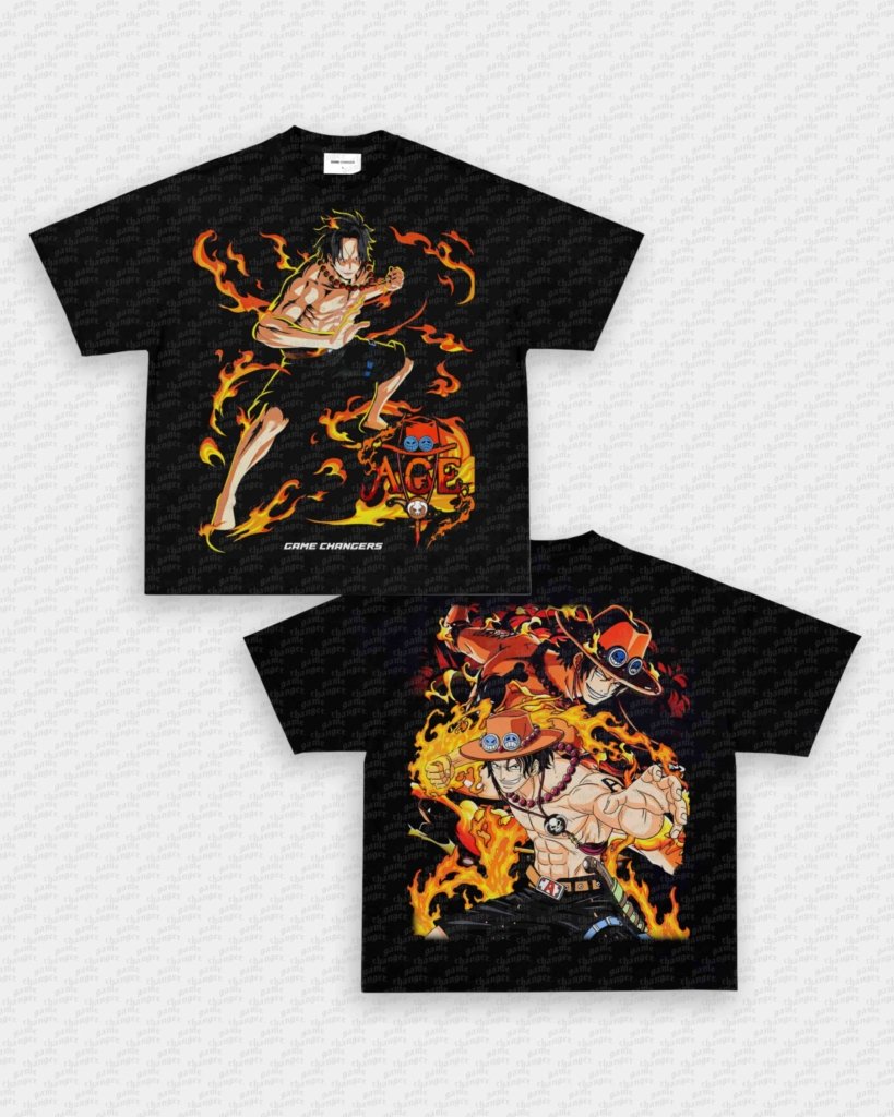 PORTGAS D ACE TEE - [DS] - VIP - GAME CHANGERS - GAME CHANGERS GRAPHIC TEE