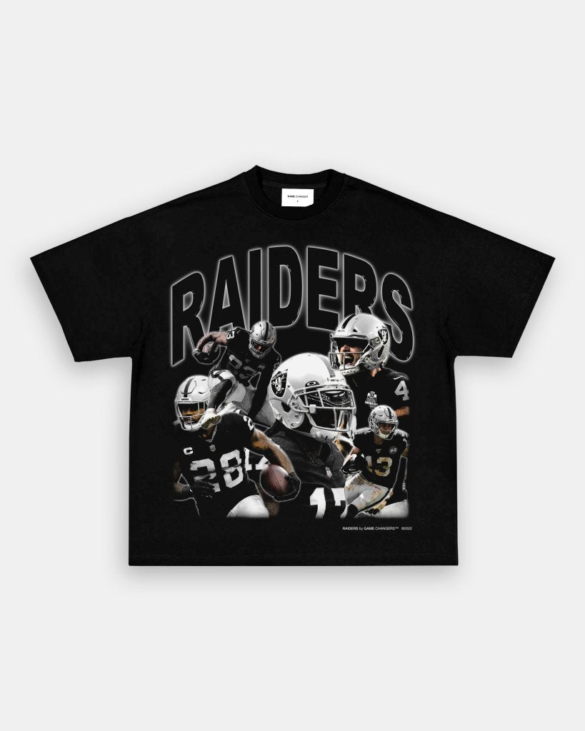 RAIDERS VINTAGE TEE (FRONT ONLY) - VIP - GAME CHANGERS TEE