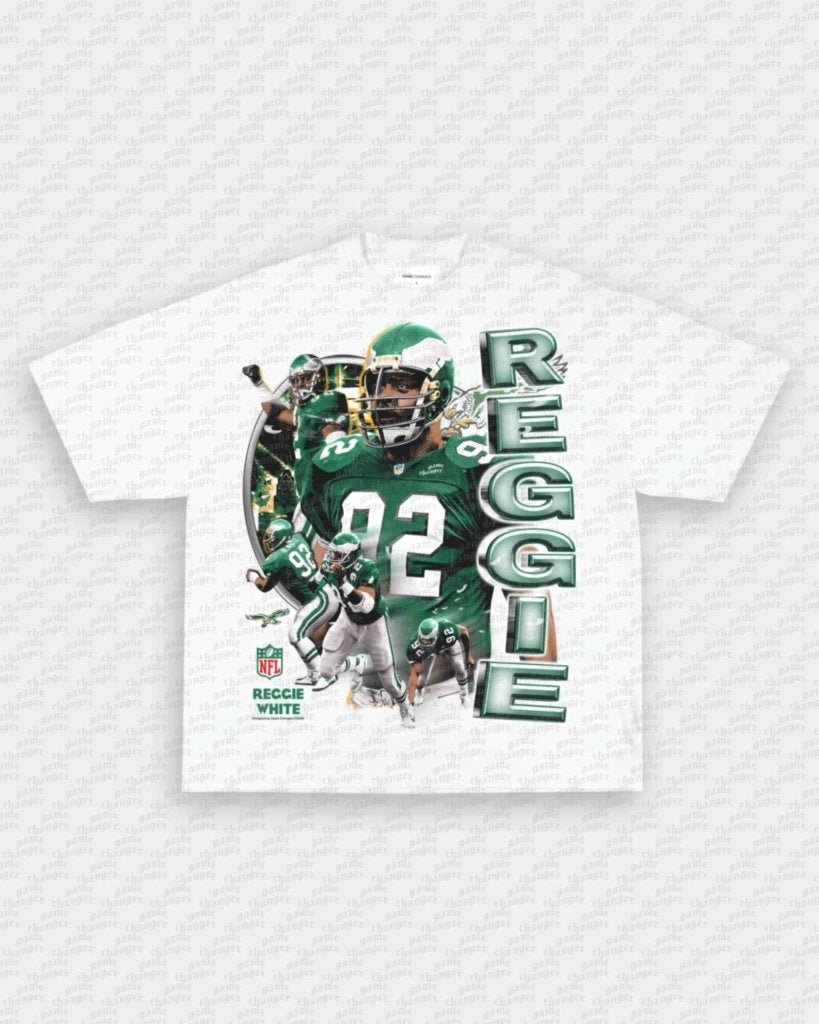 REGGIE WHITE TEE - VIP - GAME CHANGERS - GAME CHANGERS GRAPHIC TEE