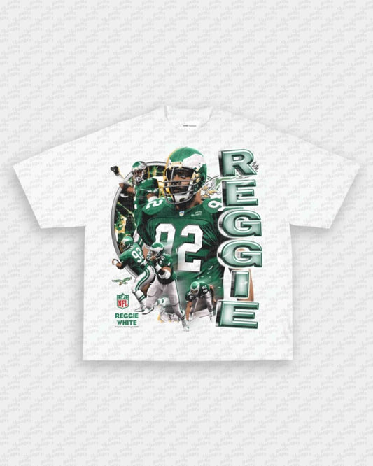 REGGIE WHITE TEE - VIP - GAME CHANGERS - GAME CHANGERS GRAPHIC TEE