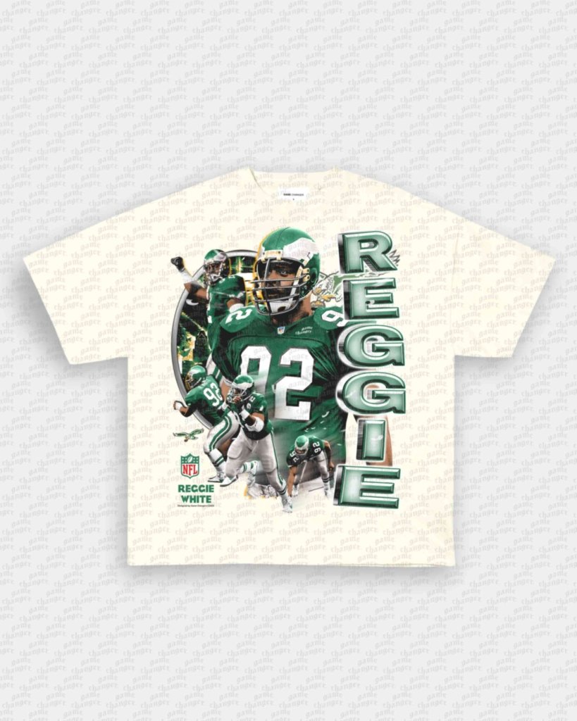 REGGIE WHITE TEE - VIP - GAME CHANGERS - GAME CHANGERS GRAPHIC TEE