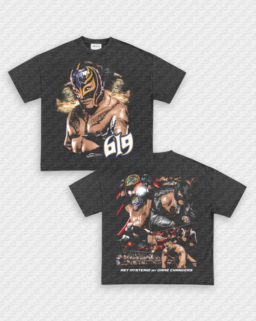 REY MYSTERIO V4 TEE - [DS] - VIP - GAME CHANGERS - GAME CHANGERS GRAPHIC TEE
